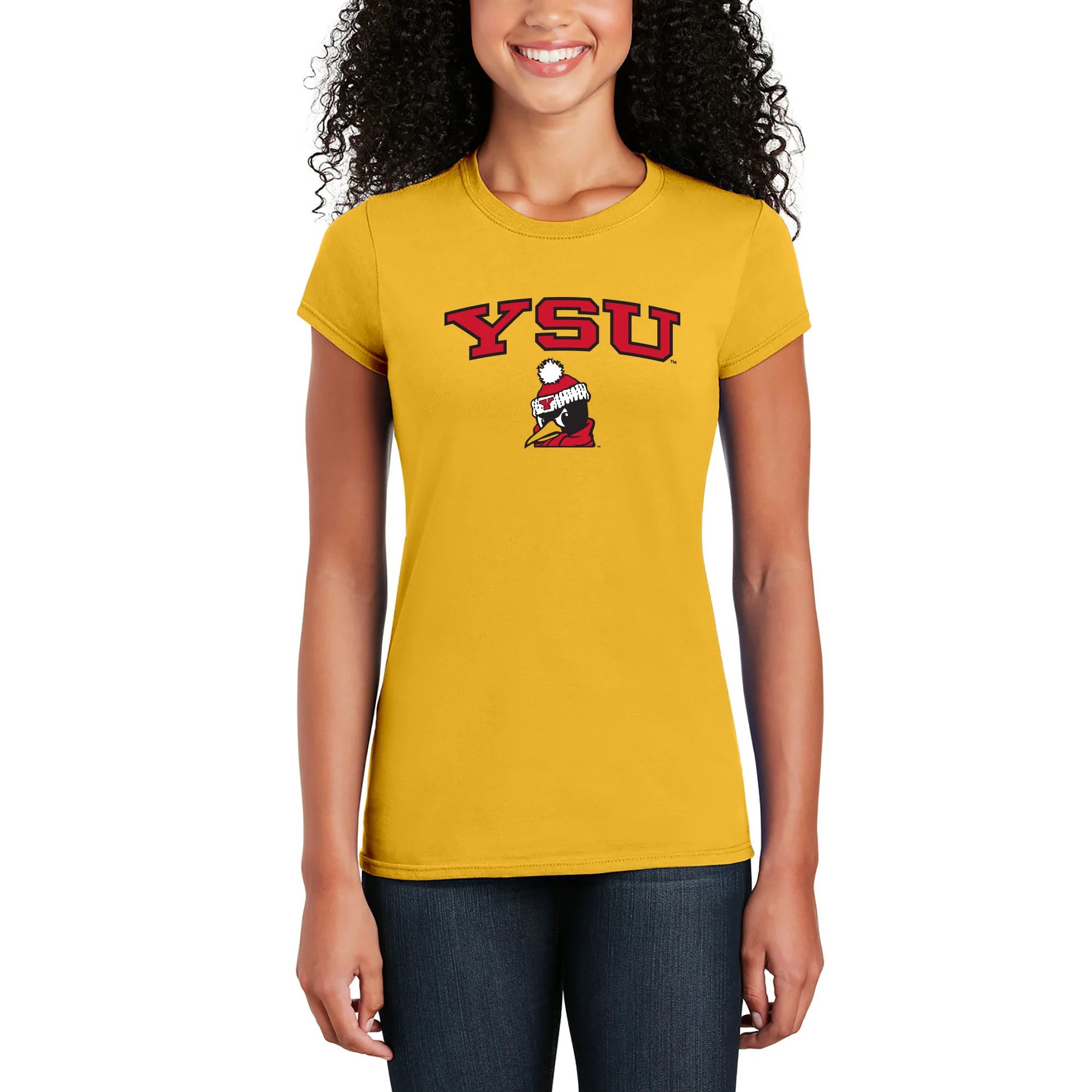 Youngstown Penguins Arch Logo Women's T-Shirt - Image 4