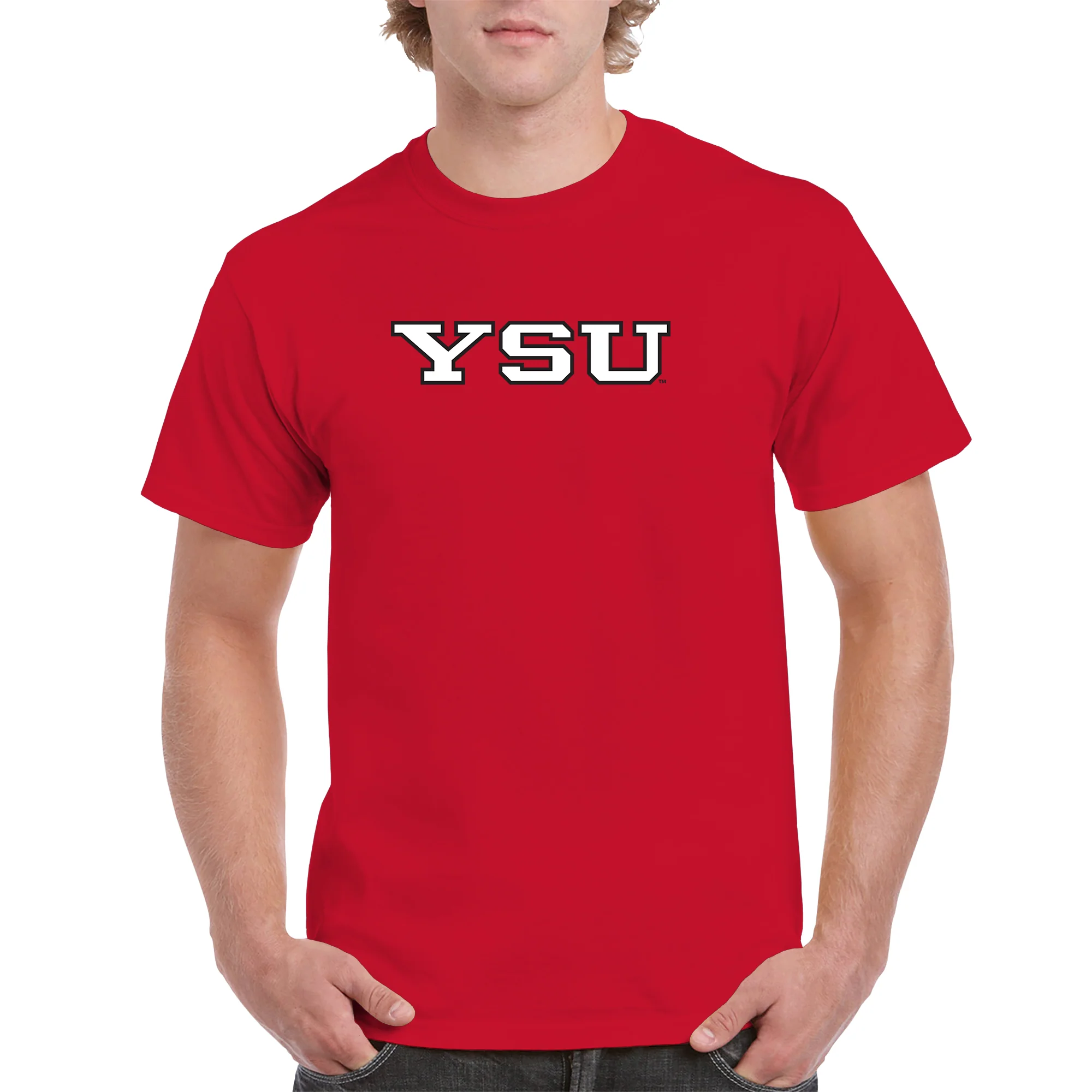 Youngstown Penguins Basic Block T-Shirt - Red - Image 3