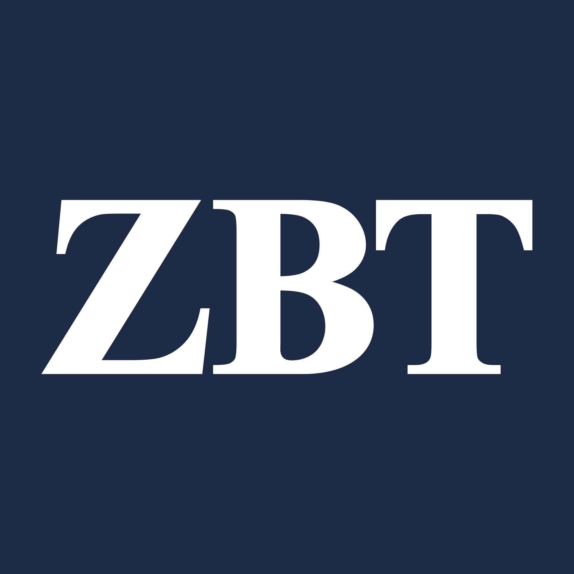 Zeta Beta Tau Primary Logo LC Brooks Brothers Quilted Vest - Night Navy - Image 2